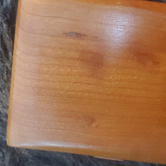 RICHARD ROTHFORD VINTAGE HAND CARVED CEDAR ELEPHANT PUZZLE/ JEWELRY BOX - Picture 2 of 9